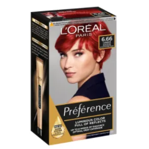 Краска для волос L'oreal Paris Prefrence 6.66 London Very Intense Red