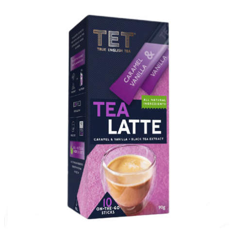 Растворимый чай True English Tea Caramel and Vanilla Tea Latte 10 шт