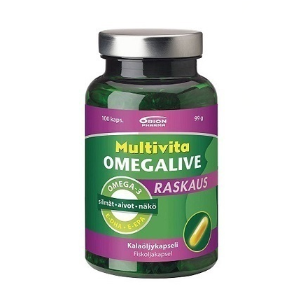 Омега 3 для беременных Multivita ( Мультивита ) Omegalive Raskaus в капсулах 100 шт., Омега 3 для беременных и кормящих Multivita ( Мультивита ) Omegalive Raskaus в капсулах 100 шт.