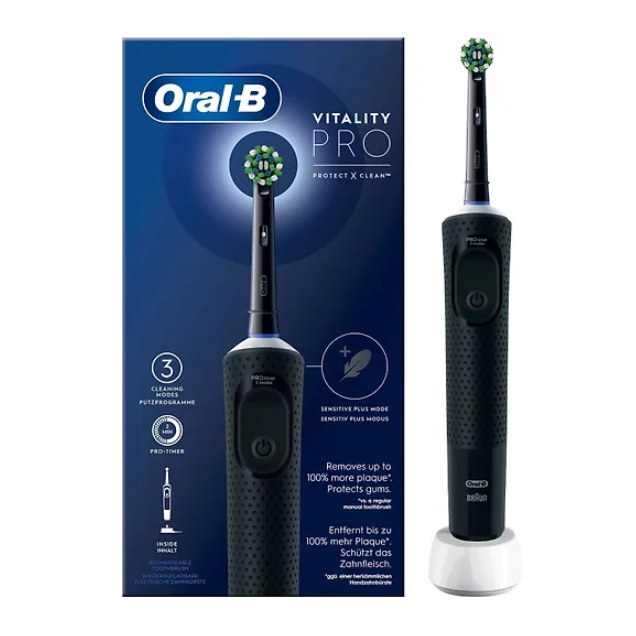 Электрическая зубная щетка Oral-B Vitality Pro черная, Oral-B Vitality Pro, Oral-B
