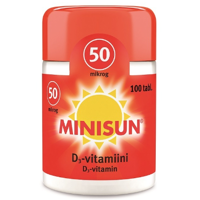 Витамин D3 Minisun 50 мкг в таблетках 100 шт.