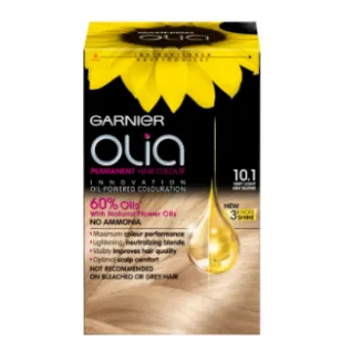 Стойкая крем-краска для волос Garnier "Olia" 10.1 Very Light Ash Blond