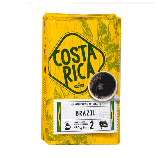 Кофе молотый Pirkka Costa Rica Brazil 450г ср/п