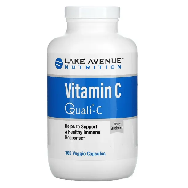 Витамин С Lake Avenue Nutrition Quali-C 1000 мг в капсулах 365 шт.
