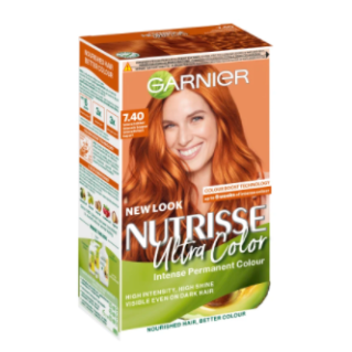 Краска для волос Garnier Nutrisse Ultra Color 7.4 Intense copper
