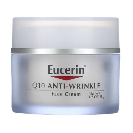 Увлажняющий крем для лица Eucerin Q10 против морщин для сухой и чувствительной кожи 48 г