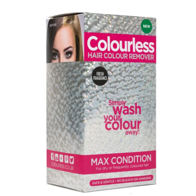 Средство для смывки краски с волос COLORLESS Max Condition