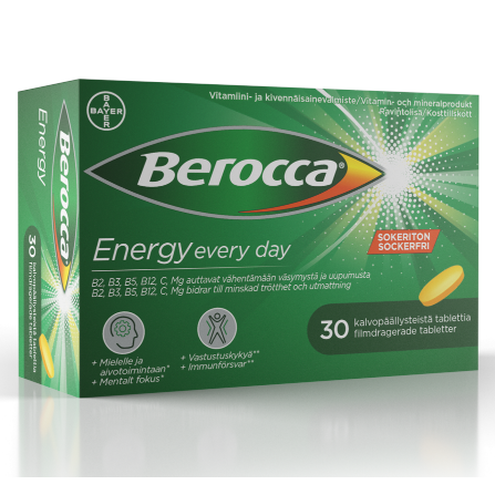 Витаминно - минеральный комплекс Berocca Energy в таблетках 30 шт.