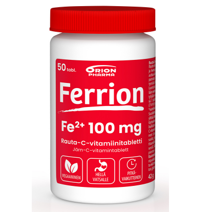 Препарат железа Ferrion с витамином С 100 мкг в таблетках 50 шт.