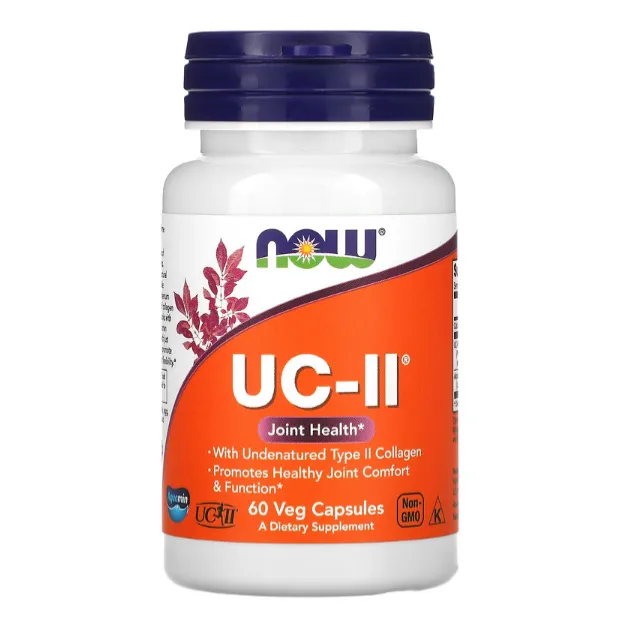 Пищевая добавка UC-II Now Foods для суставов с неденатурированным коллагеном типа II в капсулах 60 шт.
