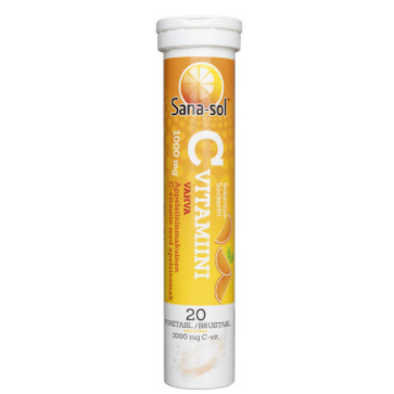 ORKLA HEALTH Sana-sol растворимый витамин C 20шт