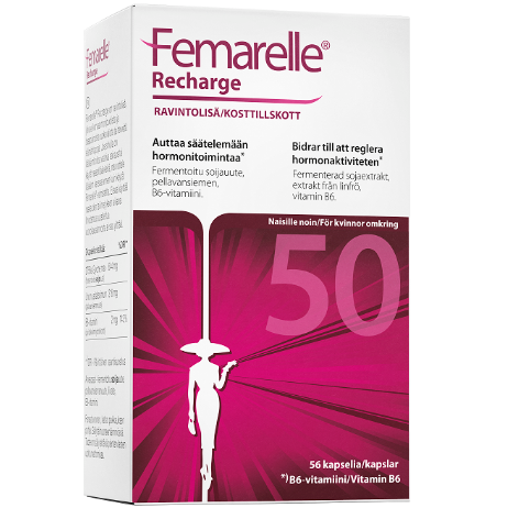 Витамины Femarelle Recharge 50+ в капсулах 56 шт.