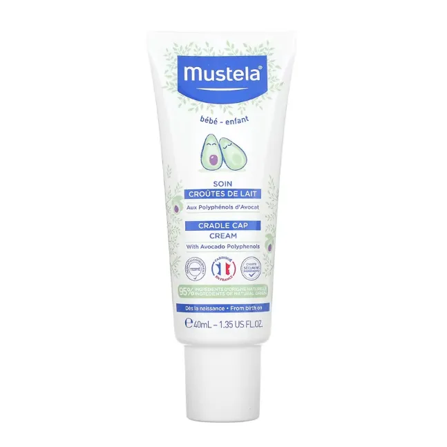 Детский смягчающий крем Mustela от себорейных корочек 40 мл