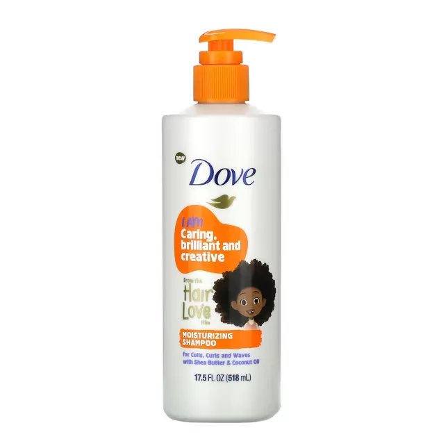 Детский шампунь Dove Kids Care с эффектом увлажнения для кудрявых и вьющихся волос 518 мл