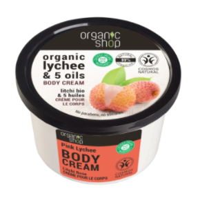 Крем для тела Organic shop Pink lychee & 5 oils 250мл 