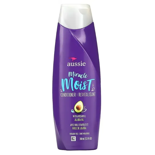 Кондиционер для сухих волос Aussie Miracle Moist с маслами авокадо и жожоба 360 мл