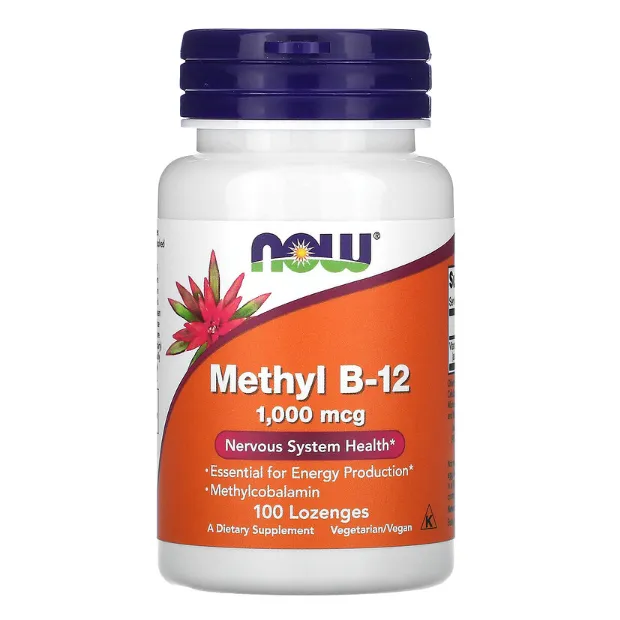 Метил B-12 Now Foods 1000 мкг в таблетках 100 шт.
