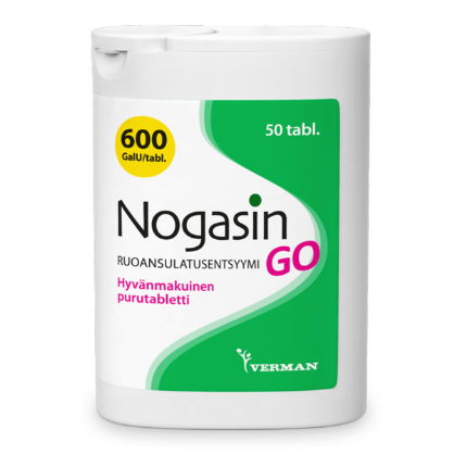 Пищевая добавка для улучшения работы желудка Nogasin GO в таблетках 50 шт.