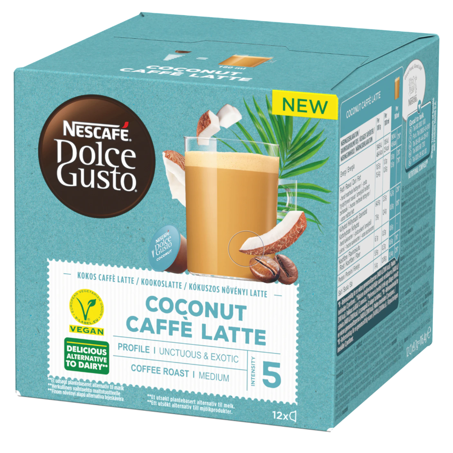 Nescafe Кофе капсулы Dolce Gusto Coconut Caffe Latte 12 шт.