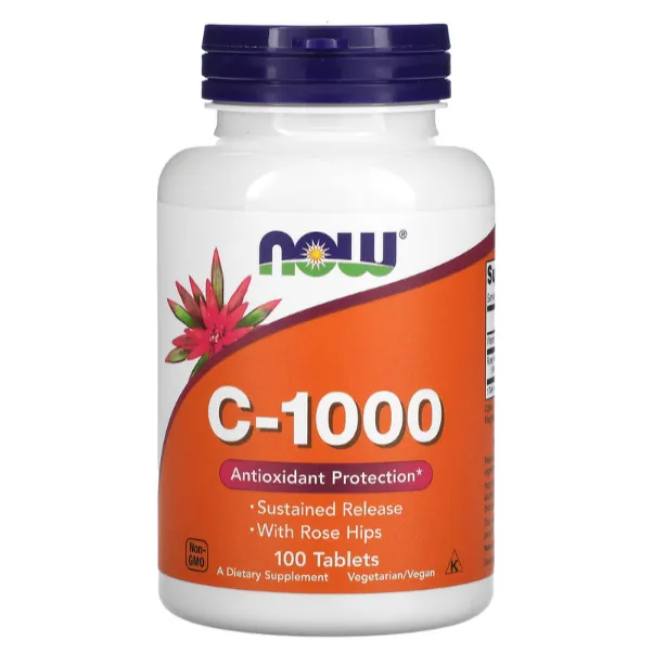 Витамин C - 1000 Now Foods в таблетках 100 шт.