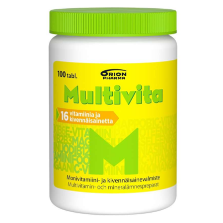 Мультивитамины Multivita в таблетках 100 шт.