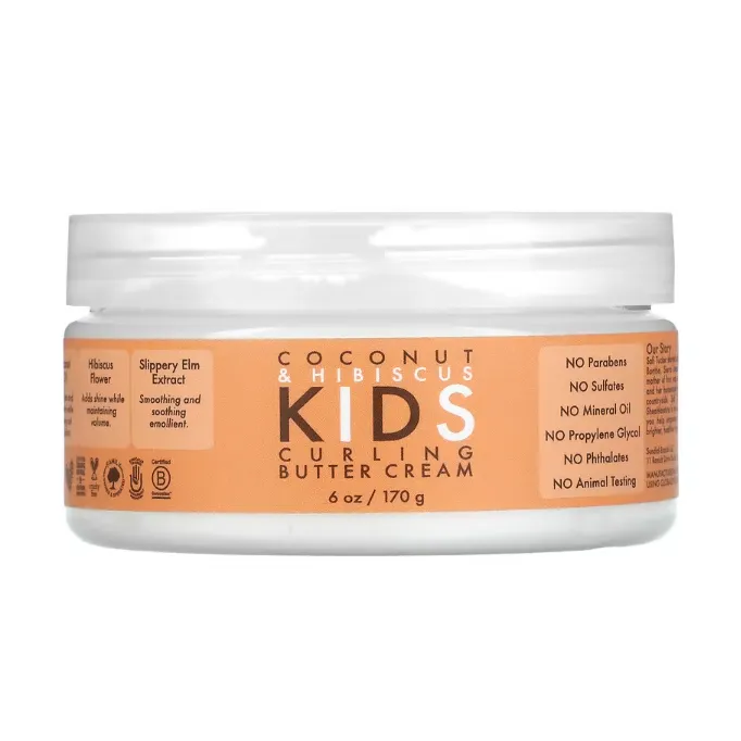 Детский крем для укладки локонов SheaMoisture кокос и гибискус 170 г