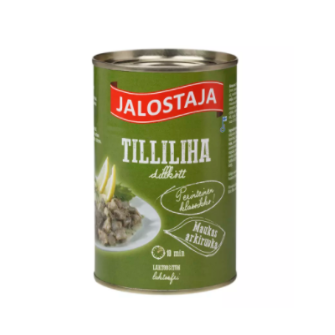 Консервы Jalostaja свинина в соусе с укропом 400г