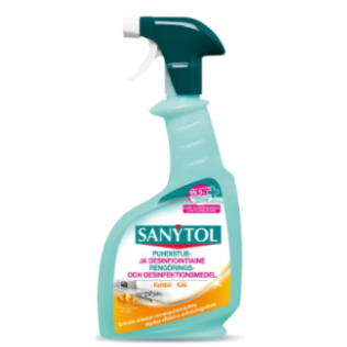 Очищающий и дезинфицирующий спрей для кухни Sanytol 500мл