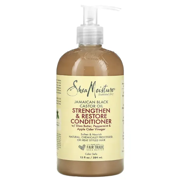 Укрепляющий и восстанавливающий кондиционер для волос Shea Moisture с ямайским черным касторовым маслом 384 мл