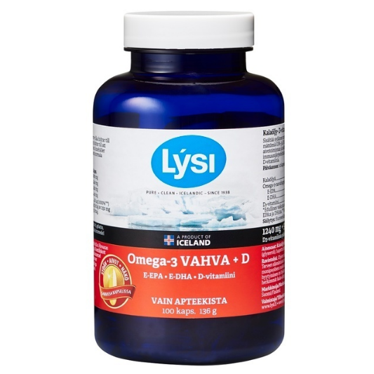 Рыбий жир Lysi Vahva Omega - 3 +D 