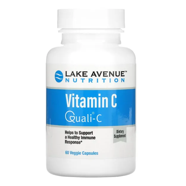 Витамин С Lake Avenue Nutrition Quali-C 1000 мг в капсулах 60 шт.
