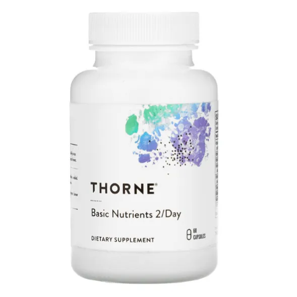 Комплекс поливитаминов и минералов Basic Nutrients 2/Day Thorne в капсулах 60 шт.