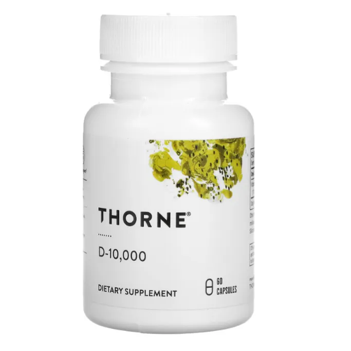 Витамин D-10 000 Thorne 250 мкг (10000 ме) в капсулах 60 шт.