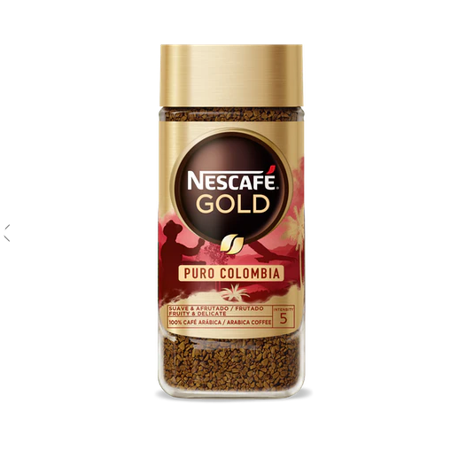 Кофе растворимый Nescafe Gold Puro Colombia 100г