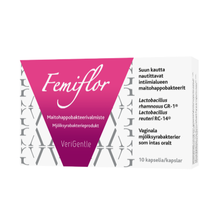 Молочно-кислые бактерии для женщин Femiflor в капсулах 10 шт.