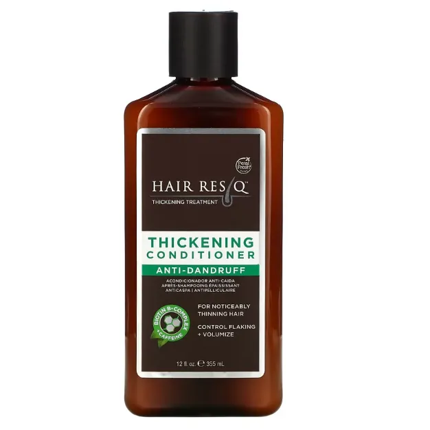 Кондиционер против перхоти для тонких волос Petal Fresh Hair ResQ с биотином и кофеином 355 мл