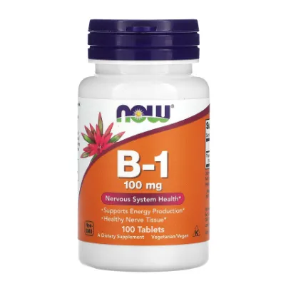 Витамин B-1 Now Foods 100 мг в таблетках 100 шт.