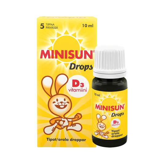 Капли с витамином D3 для детей Minisun Drops D3 10 мл ( Минисан )