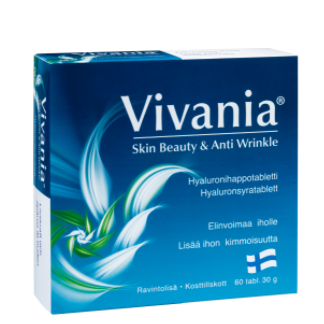 Пищевая добавка OY Vivania с гиалурановой кислотой для красоты кожи 60 таблеток