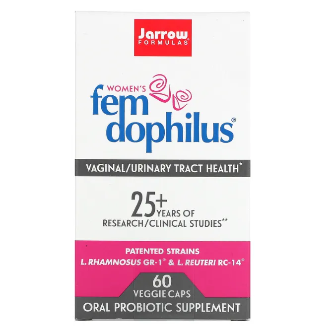 Пробиотик для женщин Fem Dophilus Jarrow Formulas в капсулах 60 шт.