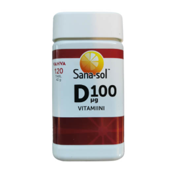 ORKLA HEALTH Sana-sol Витамин D 120 таблеток