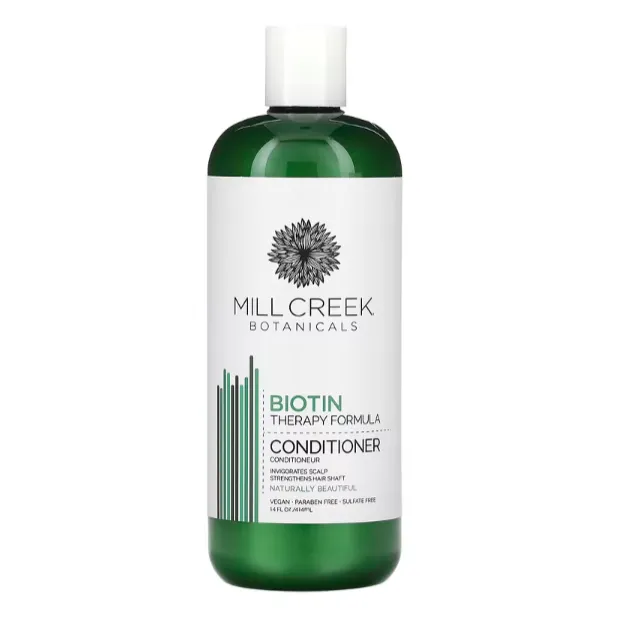 Укрепляющий кондиционер для волос Mill Creek Botanicals с биотином 414 мл