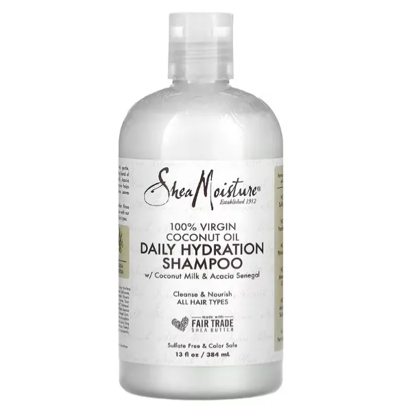 Увлажняющий шампунь для волос Shea Moisture с кокосовым молоком и сенегальской акацией 384 мл