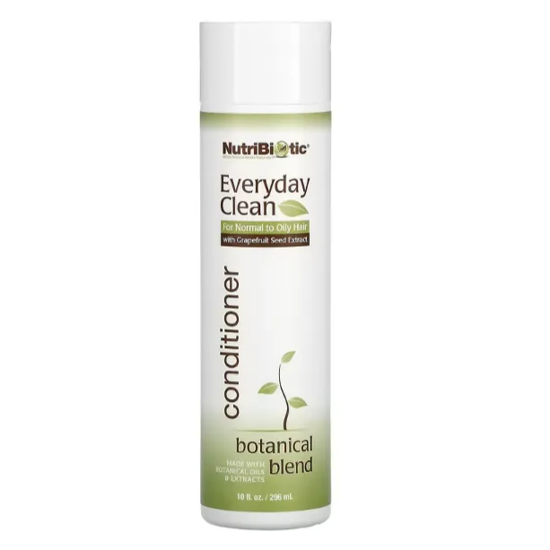 Кондиционер на растительной основе NutriBiotic Everyday Clean для ежедневного ухода за нормальными и склонными к жирности волосами 296 мл