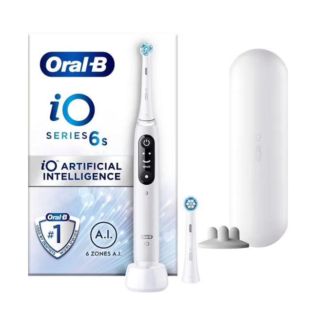 Электрическая зубная щетка Oral-B iO Series 6 белая, Oral-B iO Series 6, Oral-B