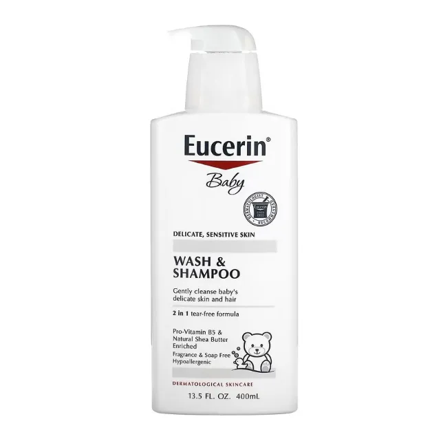 Детское очищающее средство для купания Eucerin без отдушек 400 мл