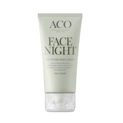 Ночной крем для лица ACO с матирующим эффектом для жирной кожи 50 мл