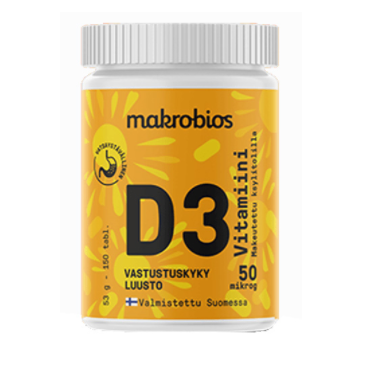 Macrobios Vitamin D3 150 жевательных таблеток