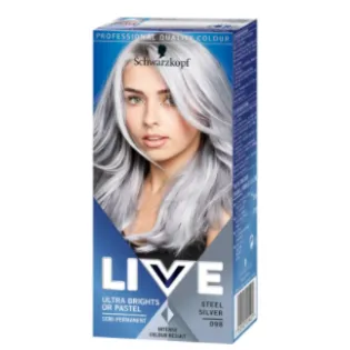 Краска для волос Schwarzkopf Live 098 Steel Silver