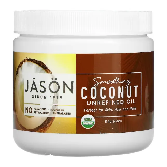 Увлажняющее кокосовое масло для волос и кожи Jason Natural Cosmetics 443 мл